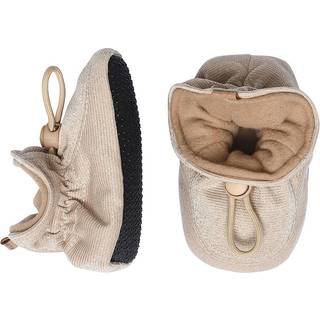 Glitter textile slippers - Gold Glitter