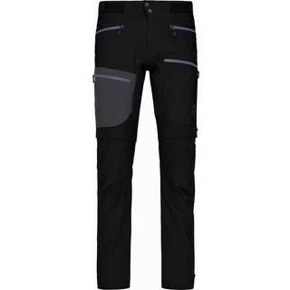 Norrøna Men's Trollveggen Flex1 Zip-Off Pants Caviar, XL