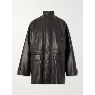 Balenciaga - Oversized Padded Leather Jacket - Men - Brown - 1