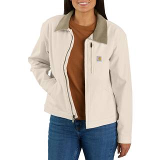 CARHARTT® RELAXED FIT CANVAS DETROIT JACKET NATURAL