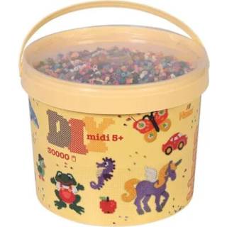 Hama Midi, perler, 30.000 stk., mix 67, 22 farver [Levering: 1-2 dage]