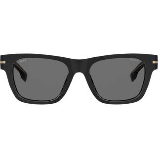 Sorte solbriller med guldfarvede detaljer