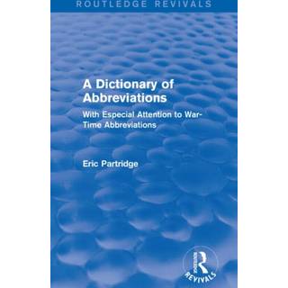 A Dictionary of Abbreviations