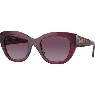 VOGUE EYEWEAR Kvinde VO5567S 29898H Solbriller Nylon Violet Violet Sommerfugl Normal Skygge