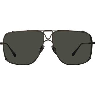 Linda Farrow ENZO LFL1393 C3 64 Solbriller Mænd Gunmetal - Matte Nickel Gunmetal - 64mm