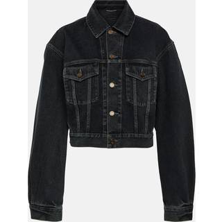 Saint Laurent &#39;80s cropped denim jacket - blue - S