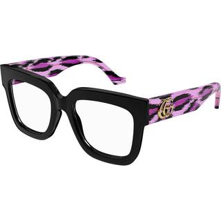 Gucci Kvinde GG1549O 002 Vista -rammer Acetat Havana Transparent Firkantet