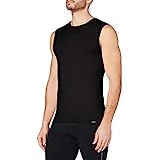 Olaf Benz Herren Tanktop schwarz Baumwolle & Mix unifarben
