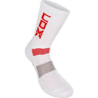 Calcetin NOX Hombre Talla Unica (39-45) - Blanco Rojo