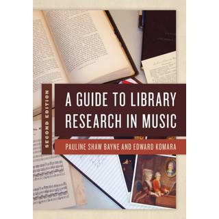 A Guide to Library Research in Music