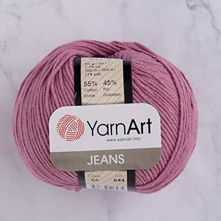 55% Bomuld 45% Akryl Yarnart Jeans Sport Yarn 1 Skeinball 50 Gr 174 yds (65)