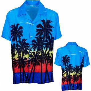 Hawaiihemd mit Palmen M/L