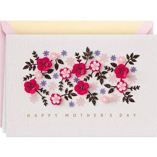 Hallmark Signature Mother's Day Card (Cut Paper Flowers har en vidunderlig dag)