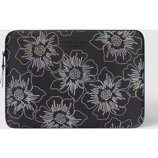 Kate Spade New York Puffer Laptop Sleeve 14 tommer - Hollyhock Iridescent Black - For 13 til 14 tommer MacBook Pro M3 Max/M3 Pro/M3/M2 Max/M2 Pro