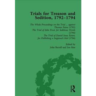 Trials for Treason and Sedition, 1792-1794, Part I Vol 1