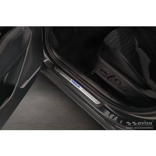 Indstigningslister - Kia Sportage V Årg. 2021-> Rustfrit Stål - Børstet stål m. 'Hybrid' Logo