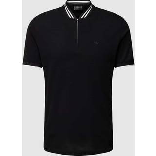 EMPORIO ARMANI Herren Polo-Shirt schwarz