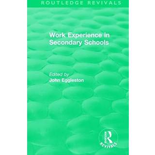 Work Experience in Secondary Schools