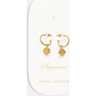Katie Loxton Katie Loxton Vandtæt Happiness Antikke Coin Hoop øreringe