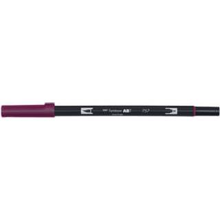 Penselpen Tombow ABT Dual Brush Pen Port Red 757