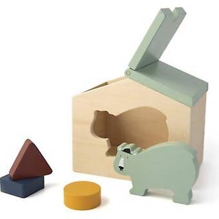 Trixie Baby Wooden House with Blocks - Mr. Polar Bear