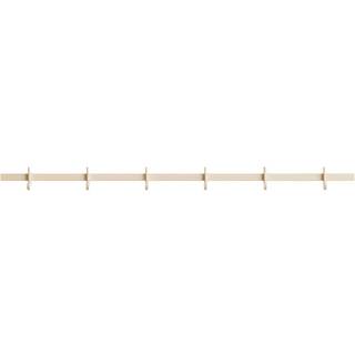 String Relief Knagerække 82 Cm Askefarvet - Kroge & Bøjler Aluminium Ash - RELIEF-HR-820-304