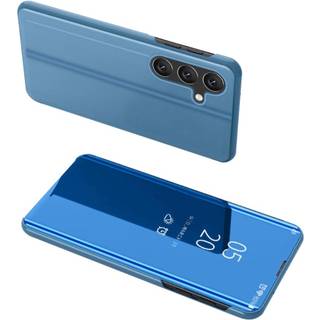SKALO Samsung A05s 4G Clear View Mirror Etui - Blå