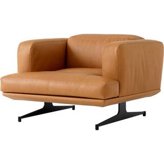 &Tradition Inland Av21 Lænestol Noble / Warm Black - Lænestole Læder Cognac - 134450A235A030A502