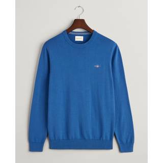 GANT Herre Klassiske crewneck sweater i bomuld (L)