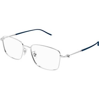 Montblanc MB0140OK Asian Fit 007 56 Briller Mænd Silver - Silver - 56mm