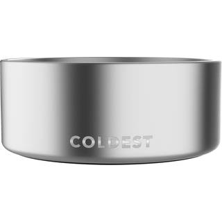 Koldeste hunde skål Anti rust metal & non slip hunde skåle store spildbeskyttet tunge 3 lag isoleret hunde skål mad & vandskål til hunde katte op