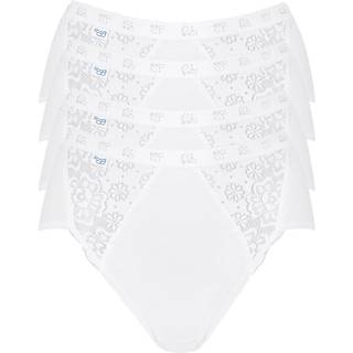 Sloggi 4-pak Chic Midi Lace Briefs - White - 38 * Kampagne *