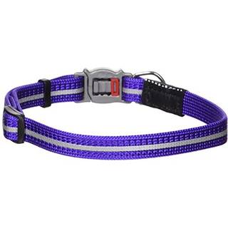 Rogz Reflective Nylon Cat Collar med udbrudsklip og aftagelig klokke fuldt justerbar for at passe de fleste racer lilla