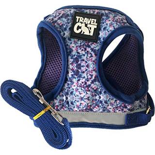Rejse kat & omstrejfende kattesele og snor sæt - Justerbar pasform Mesh Cat Harness and Reflective Strap - Comfort Escape Proof sele for Cats Kit