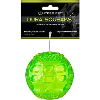 Hyper Pet Durasqueak Dog Ball Dog Toys (Interactive Dog Toys, der flyder & Squeak) Squeaky Dog Toys & Dog Balls til at spille hentning og hentend
