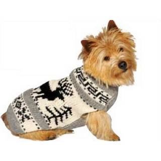Chilly Dog Reindeer Shawl Dog Sweater (lille)