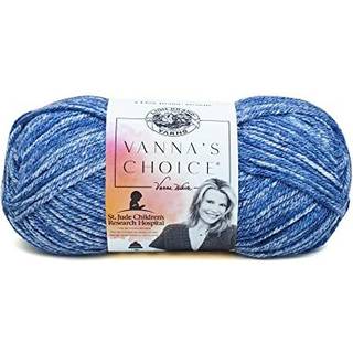 Lion Brand Vanna's Choice 860-300E Denim Mist Indhold:100% akryl Vægt/Indhold:100 g = 170 meter Anbefalede pinde:5.50 mm Strikkefasthed:10 x10 cm = 16 m x 22 p Vask:Maskinvask max 40°C.