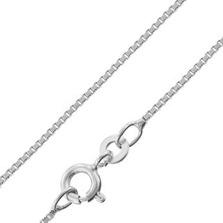 trendor 75171 Damen-Halskette 585 Weißgold Collierkette Stärke 0,9 mm