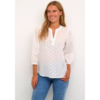 Kaffe KAjollia Bluse - Hvid - Str 36 - Damer