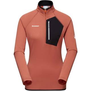 Mammut Women's Aenergy Light ML Half Zip Pull Brick-Black, M