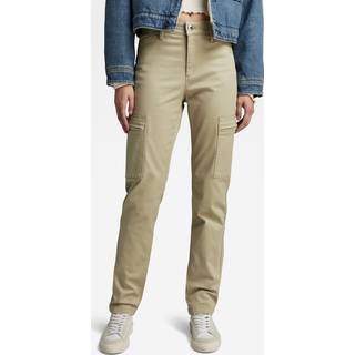 Skinny Cargo Pants - Beige - Women
