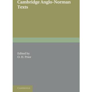 Cambridge Anglo-Norman Texts