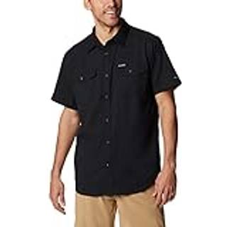 Columbia Utilizer II Solid Short Sleeve Shirt Skjorte Herrer størrelse XL - Regular farve sort