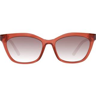 Ted Baker TB1639 220 55 Solbriller Kvinder Rød - Transparent Candy Cane Red - 55mm