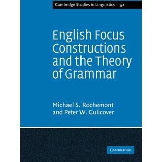 English Focus Constructions and the Theory of Grammar