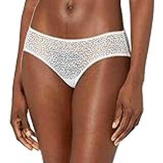 DKNY Modern Lace Trim Hipster - White - Large