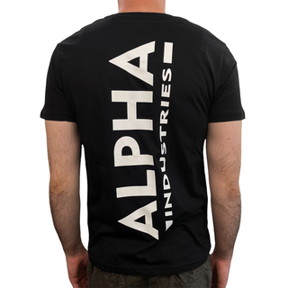 Alpha Industries Backprint T-Shirt sort XXXL