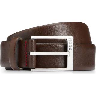 HUGO Gellot Leather Belt Brown