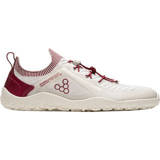 Vivobarefoot Primus Trail Knit FG Mens – Limestone/Rumba Red - 48