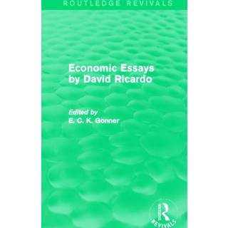 Economic Essays by David Ricardo (Routledge Revivals)